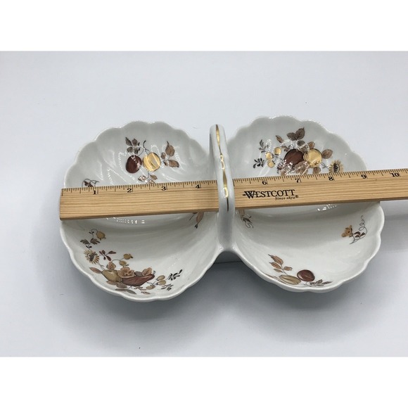 Ancap lavorato a‎ mano  Double Sided Divided Serving Dish - Picture 5 of 6